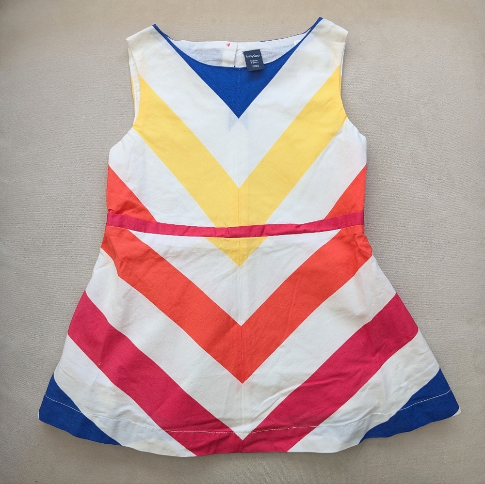 NWT GAP Chevron Striped Dress - 4T